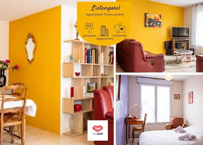 L'intemporel - T3 Avec Jardinet Apartment Poitiers